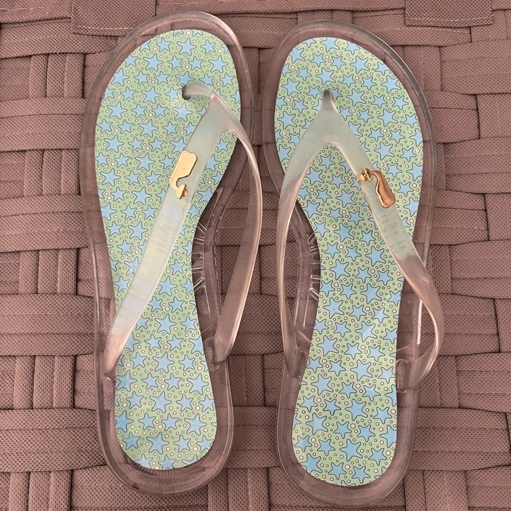 Vineyard Vines Jelly Flip Flop Women Sandals Size 10